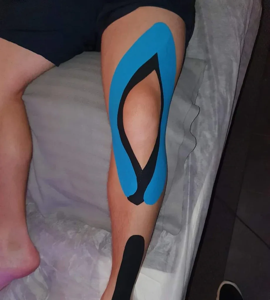 Kinesiology tape detail